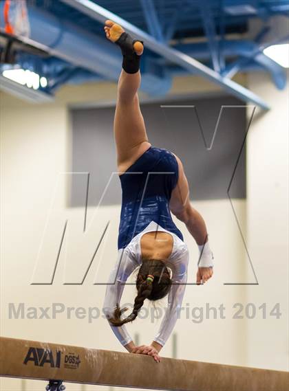 Thumbnail 1 in Yorktown Gymnastics Meet (Washington-Lee) photogallery.