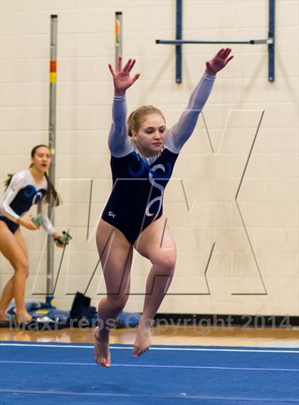Thumbnail 2 in Yorktown Gymnastics Meet (Washington-Lee) photogallery.