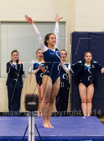 Thumbnail 3 in Yorktown Gymnastics Meet (Washington-Lee) photogallery.