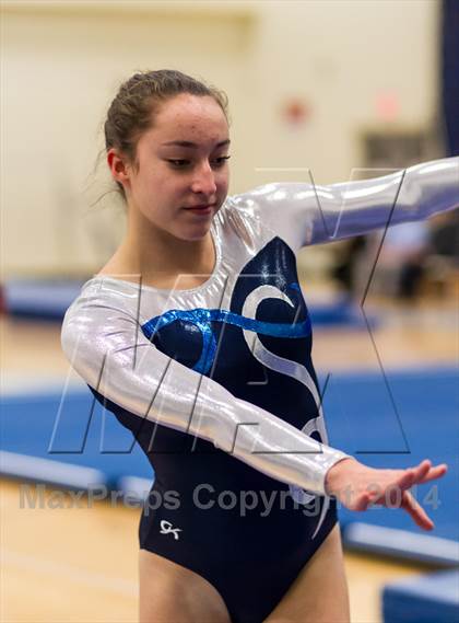 Thumbnail 2 in Yorktown Gymnastics Meet (Washington-Lee) photogallery.