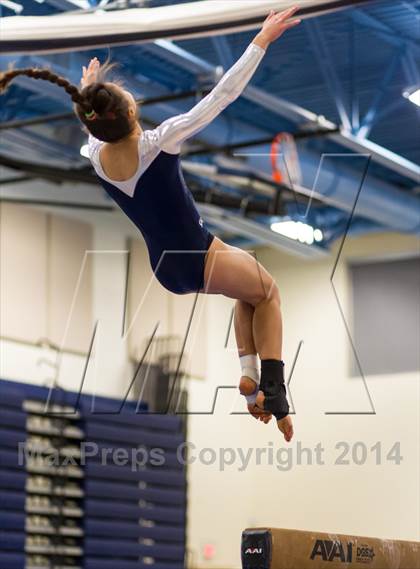 Thumbnail 2 in Yorktown Gymnastics Meet (Washington-Lee) photogallery.