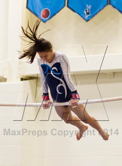 Thumbnail 3 in Yorktown Gymnastics Meet (Washington-Lee) photogallery.
