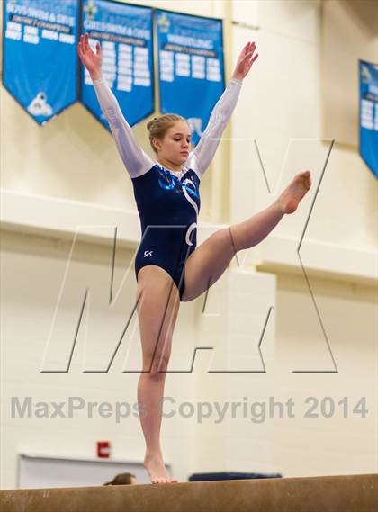 Thumbnail 1 in Yorktown Gymnastics Meet (Washington-Lee) photogallery.