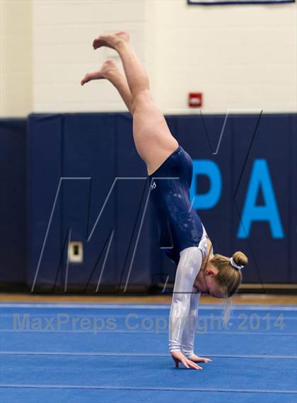 Thumbnail 2 in Yorktown Gymnastics Meet (Washington-Lee) photogallery.