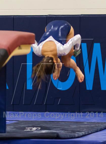 Thumbnail 2 in Yorktown Gymnastics Meet (Washington-Lee) photogallery.