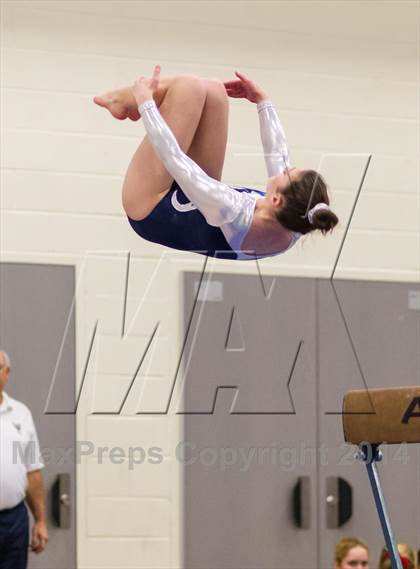 Thumbnail 2 in Yorktown Gymnastics Meet (Washington-Lee) photogallery.