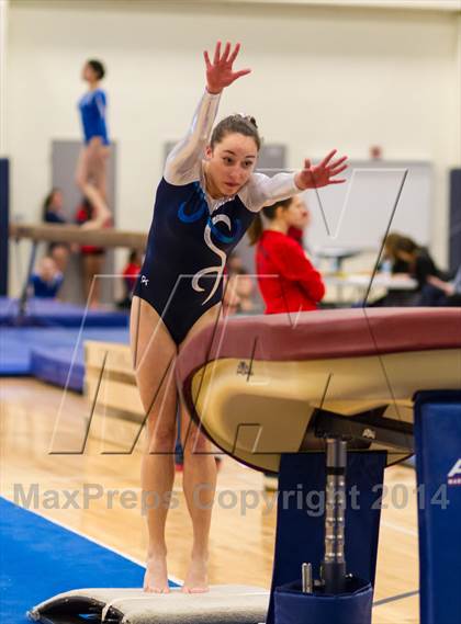 Thumbnail 1 in Yorktown Gymnastics Meet (Washington-Lee) photogallery.