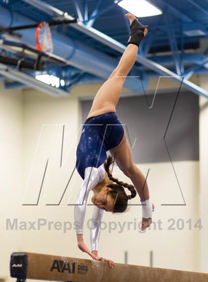 Thumbnail 1 in Yorktown Gymnastics Meet (Washington-Lee) photogallery.
