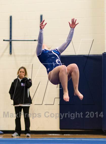 Thumbnail 2 in Yorktown Gymnastics Meet (Washington-Lee) photogallery.