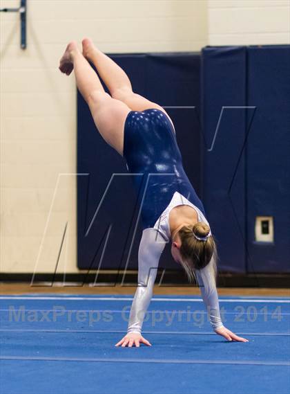 Thumbnail 3 in Yorktown Gymnastics Meet (Washington-Lee) photogallery.