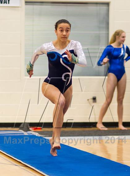 Thumbnail 2 in Yorktown Gymnastics Meet (Washington-Lee) photogallery.