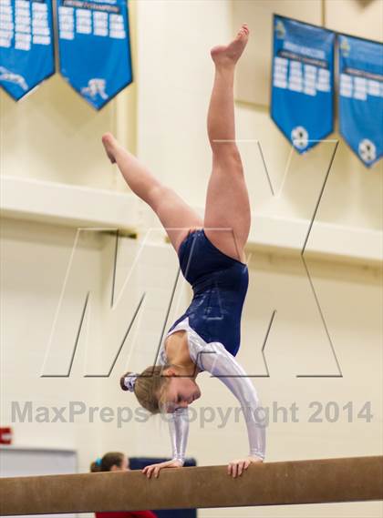 Thumbnail 2 in Yorktown Gymnastics Meet (Washington-Lee) photogallery.