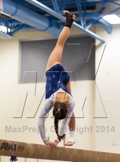 Thumbnail 2 in Yorktown Gymnastics Meet (Washington-Lee) photogallery.