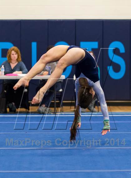 Thumbnail 1 in Yorktown Gymnastics Meet (Washington-Lee) photogallery.
