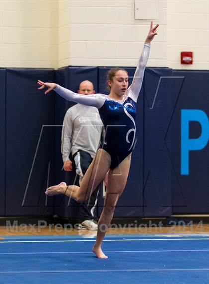 Thumbnail 3 in Yorktown Gymnastics Meet (Washington-Lee) photogallery.
