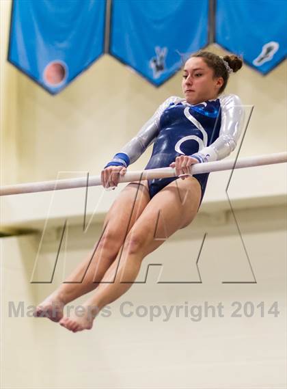 Thumbnail 3 in Yorktown Gymnastics Meet (Washington-Lee) photogallery.