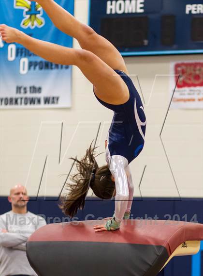 Thumbnail 1 in Yorktown Gymnastics Meet (Washington-Lee) photogallery.