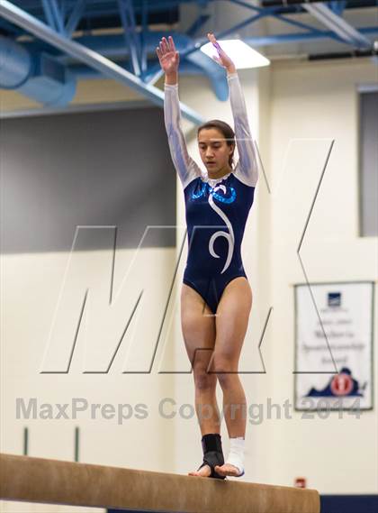 Thumbnail 2 in Yorktown Gymnastics Meet (Washington-Lee) photogallery.
