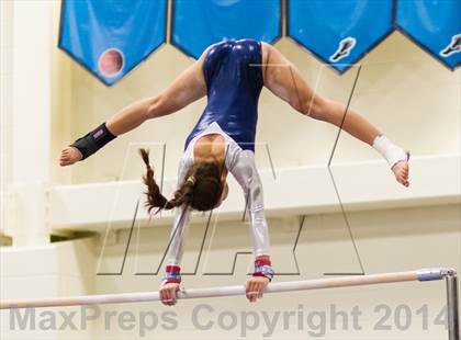 Thumbnail 3 in Yorktown Gymnastics Meet (Washington-Lee) photogallery.