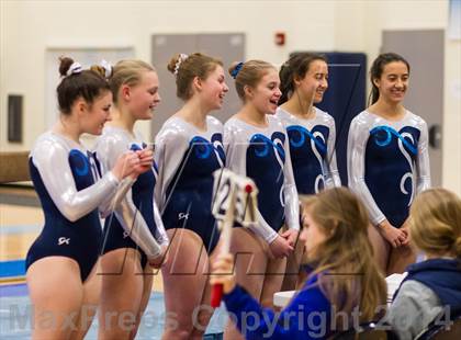Thumbnail 3 in Yorktown Gymnastics Meet (Washington-Lee) photogallery.