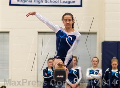 Thumbnail 3 in Yorktown Gymnastics Meet (Washington-Lee) photogallery.