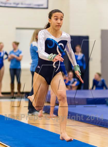 Thumbnail 3 in Yorktown Gymnastics Meet (Washington-Lee) photogallery.