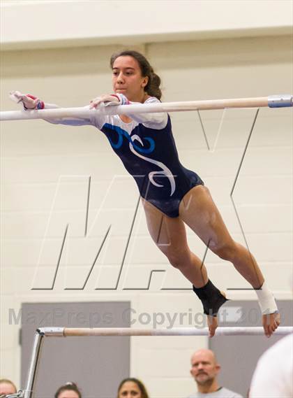 Thumbnail 3 in Yorktown Gymnastics Meet (Washington-Lee) photogallery.