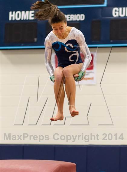 Thumbnail 3 in Yorktown Gymnastics Meet (Washington-Lee) photogallery.