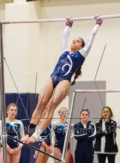 Thumbnail 1 in Yorktown Gymnastics Meet (Washington-Lee) photogallery.