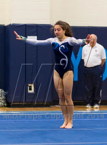 Thumbnail 3 in Yorktown Gymnastics Meet (Washington-Lee) photogallery.