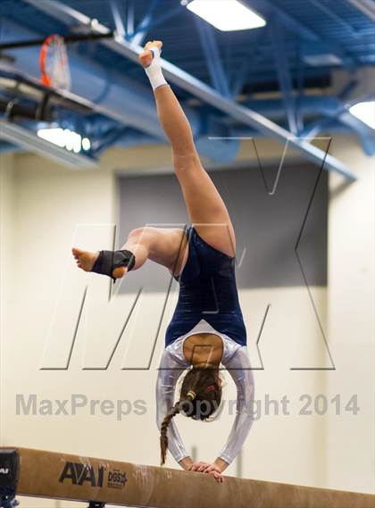 Thumbnail 2 in Yorktown Gymnastics Meet (Washington-Lee) photogallery.