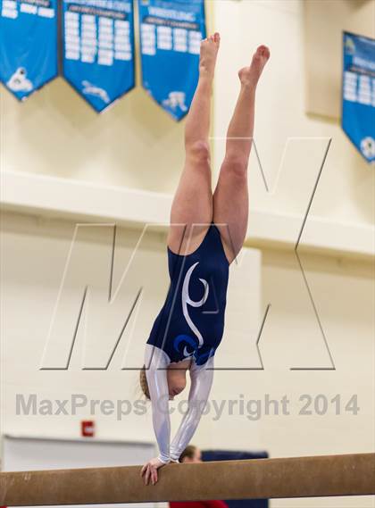 Thumbnail 1 in Yorktown Gymnastics Meet (Washington-Lee) photogallery.
