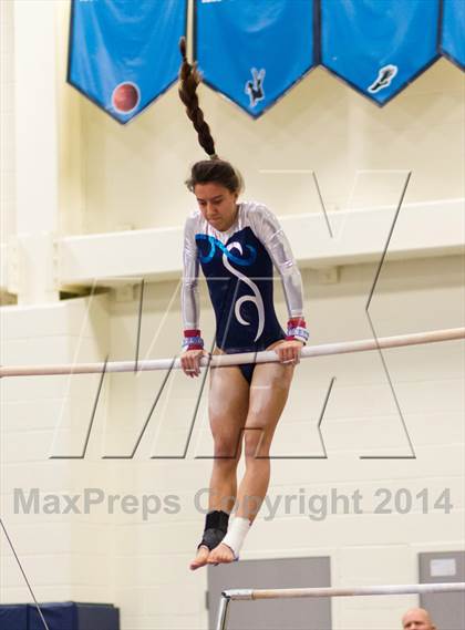 Thumbnail 2 in Yorktown Gymnastics Meet (Washington-Lee) photogallery.