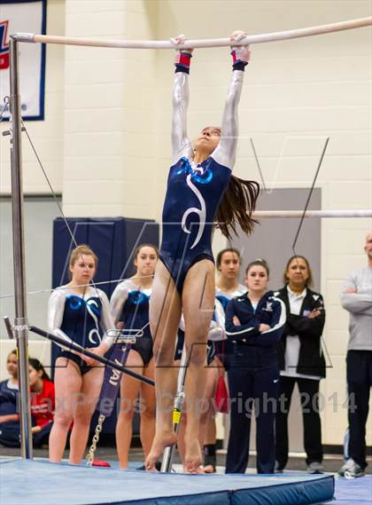 Thumbnail 1 in Yorktown Gymnastics Meet (Washington-Lee) photogallery.