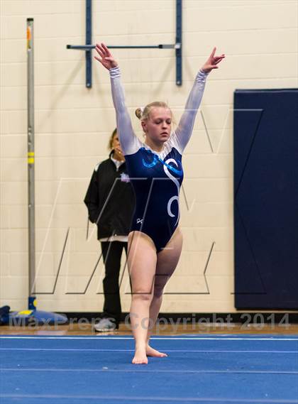 Thumbnail 2 in Yorktown Gymnastics Meet (Washington-Lee) photogallery.