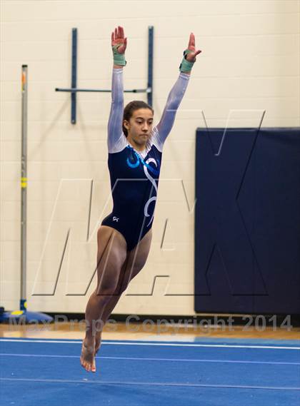 Thumbnail 3 in Yorktown Gymnastics Meet (Washington-Lee) photogallery.