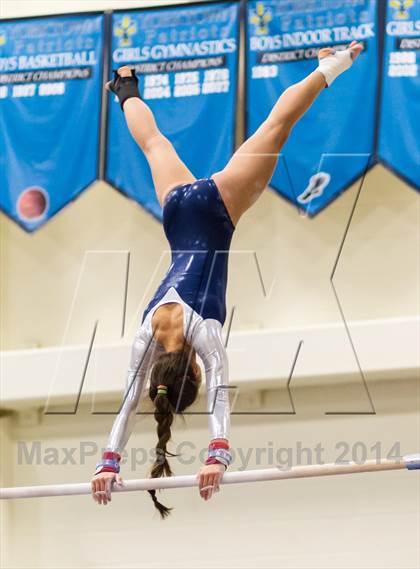 Thumbnail 1 in Yorktown Gymnastics Meet (Washington-Lee) photogallery.