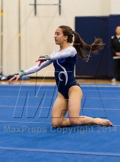 Thumbnail 2 in Yorktown Gymnastics Meet (Washington-Lee) photogallery.