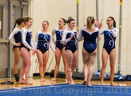 Thumbnail 1 in Yorktown Gymnastics Meet (Washington-Lee) photogallery.
