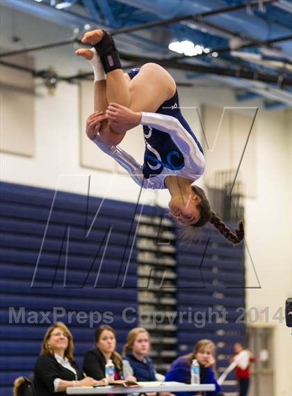 Thumbnail 3 in Yorktown Gymnastics Meet (Washington-Lee) photogallery.
