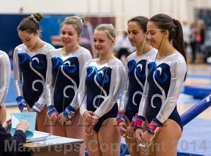 Thumbnail 2 in Yorktown Gymnastics Meet (Washington-Lee) photogallery.