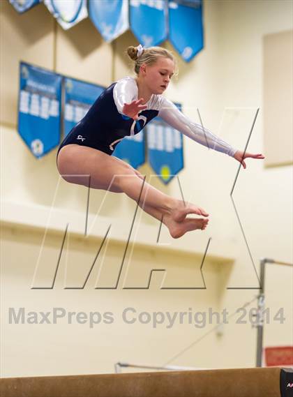 Thumbnail 1 in Yorktown Gymnastics Meet (Washington-Lee) photogallery.
