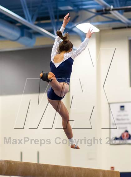 Thumbnail 3 in Yorktown Gymnastics Meet (Washington-Lee) photogallery.