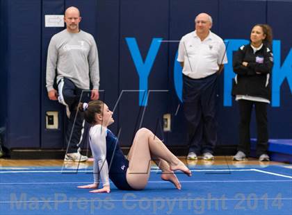 Thumbnail 2 in Yorktown Gymnastics Meet (Washington-Lee) photogallery.
