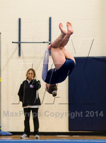 Thumbnail 3 in Yorktown Gymnastics Meet (Washington-Lee) photogallery.