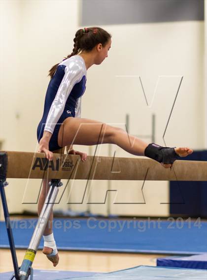 Thumbnail 2 in Yorktown Gymnastics Meet (Washington-Lee) photogallery.