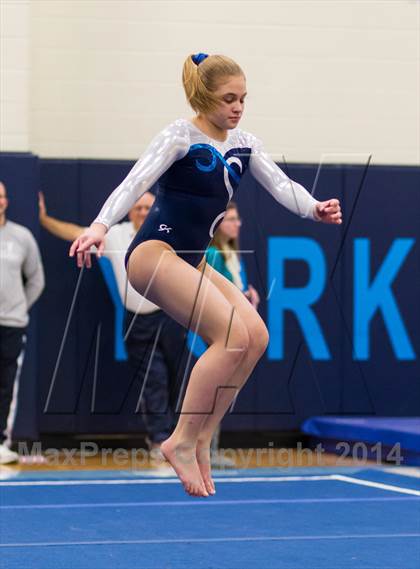 Thumbnail 2 in Yorktown Gymnastics Meet (Washington-Lee) photogallery.
