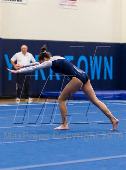 Thumbnail 2 in Yorktown Gymnastics Meet (Washington-Lee) photogallery.