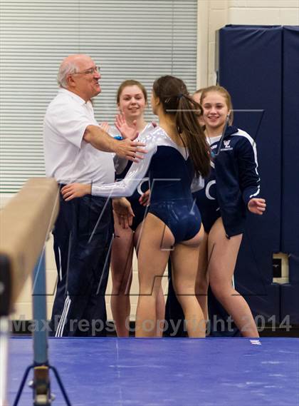 Thumbnail 1 in Yorktown Gymnastics Meet (Washington-Lee) photogallery.