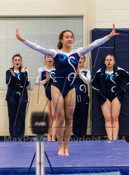 Thumbnail 2 in Yorktown Gymnastics Meet (Washington-Lee) photogallery.